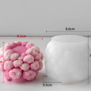 3D Floral Cluster Ball Bouquet Silicone Mold F340